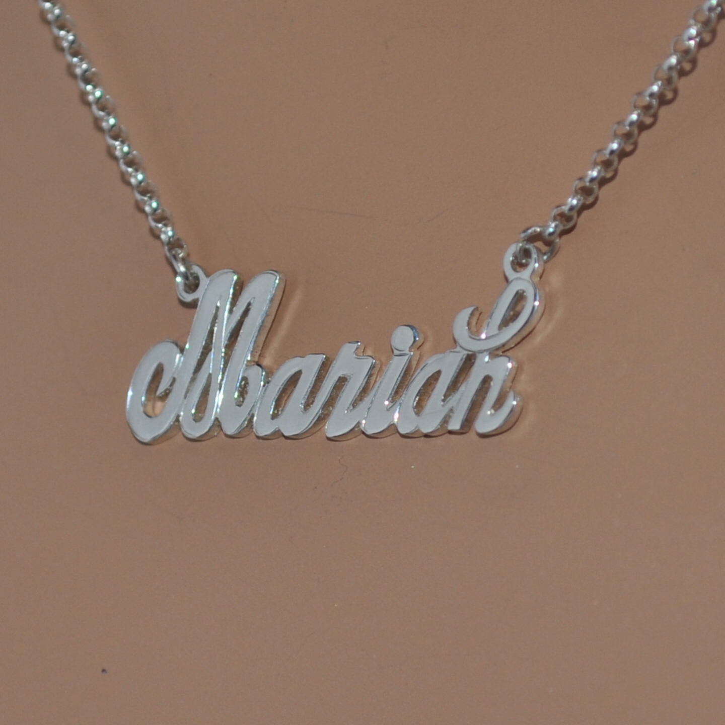 Sterling Silver Personalized Nameplate 